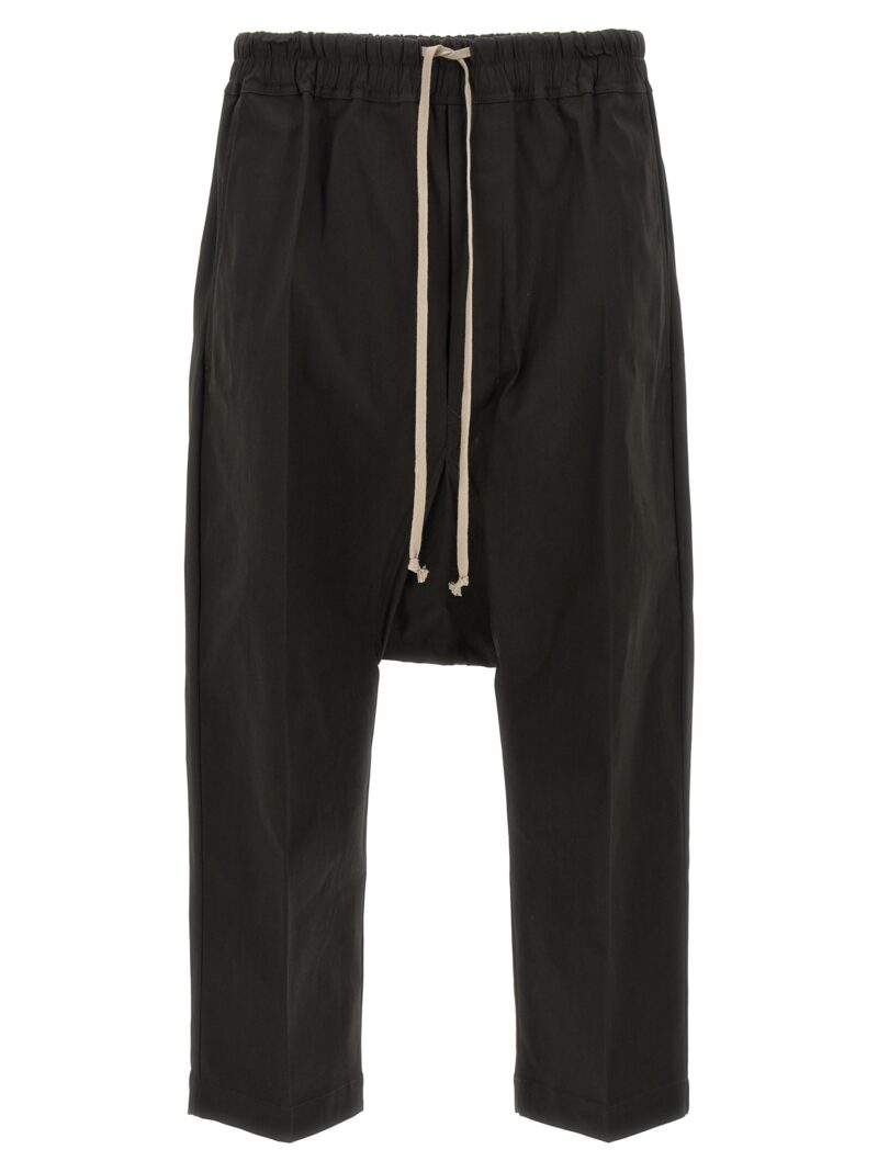 'Drawstring Cropped' pants RICK OWENS Gray