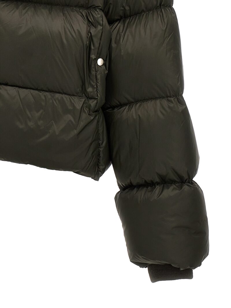 'Turtle' down jacket 100% nylon RICK OWENS Green