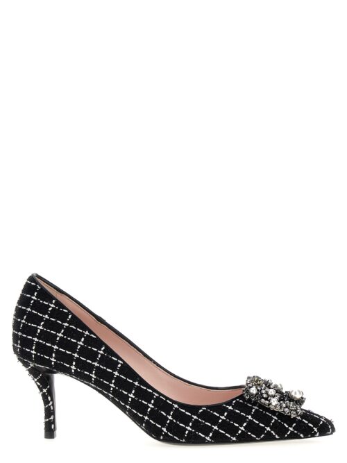 'Flower Strass Pearl' pumps ROGER VIVIER White/Black