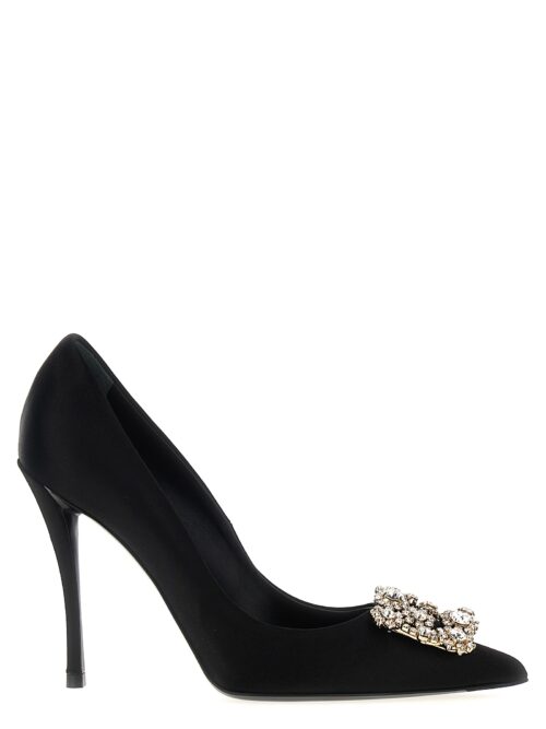 'Flower Strass' pumps ROGER VIVIER Black