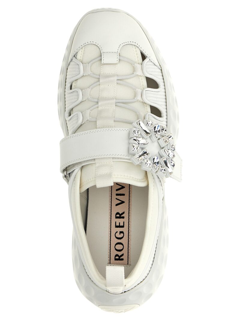 'Viv' Run Light Trekky' sneakers 57% POLYAMIDE 25% POLYURETHANE 18% ELASTANE ROGER VIVIER White