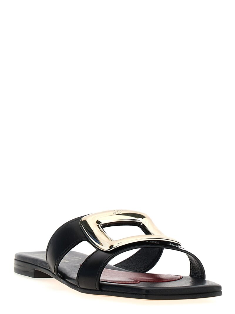 'New metal buckle mule' sandals Woman ROGER VIVIER Black