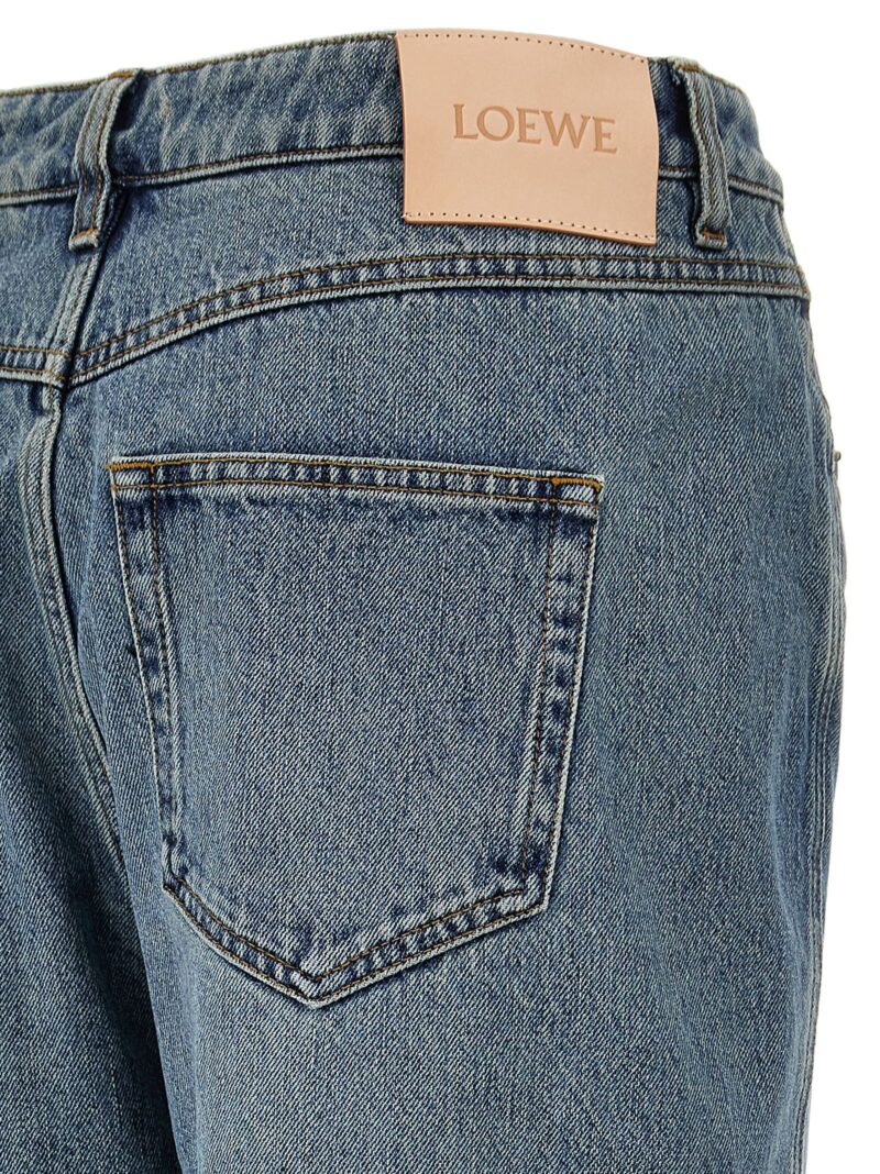 'Deconstructed' jeans 100% cotton LOEWE Blue