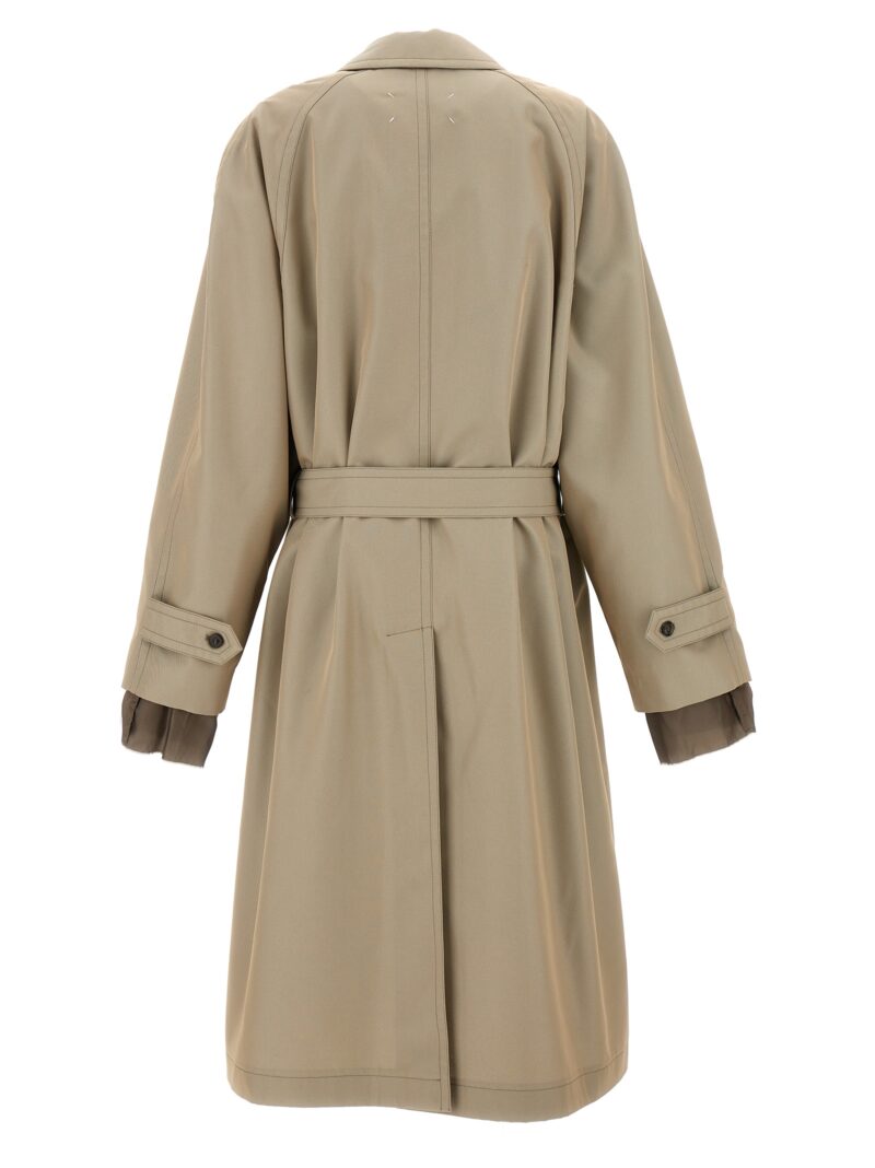 Long single-breasted trench coat S50AH0132S54694801 MAISON MARGIELA Beige