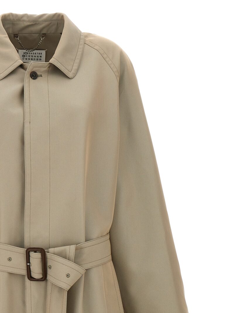 Long single-breasted trench coat Man MAISON MARGIELA Beige