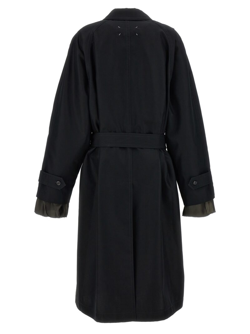 Long single-breasted trench coat S50AH0132S54694900 MAISON MARGIELA Black