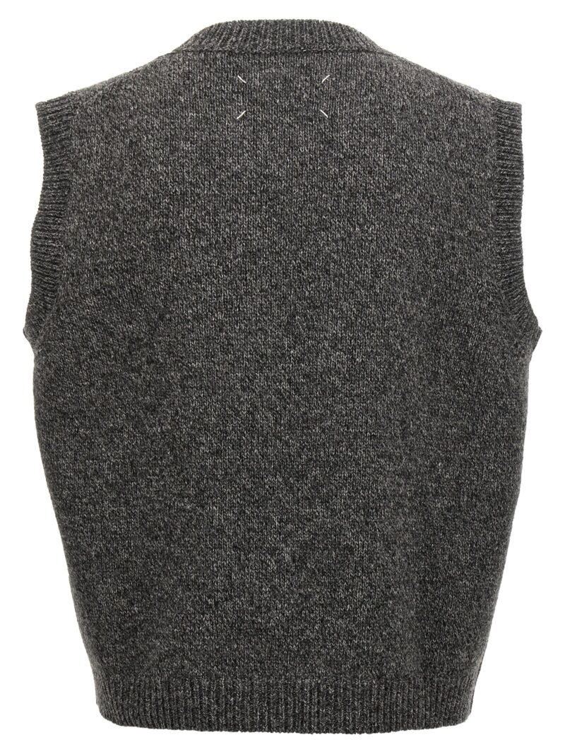 Wool vest S50FB0104M13059001F MAISON MARGIELA Gray