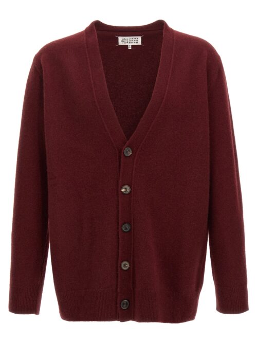 Wool cardigan MAISON MARGIELA Bordeaux