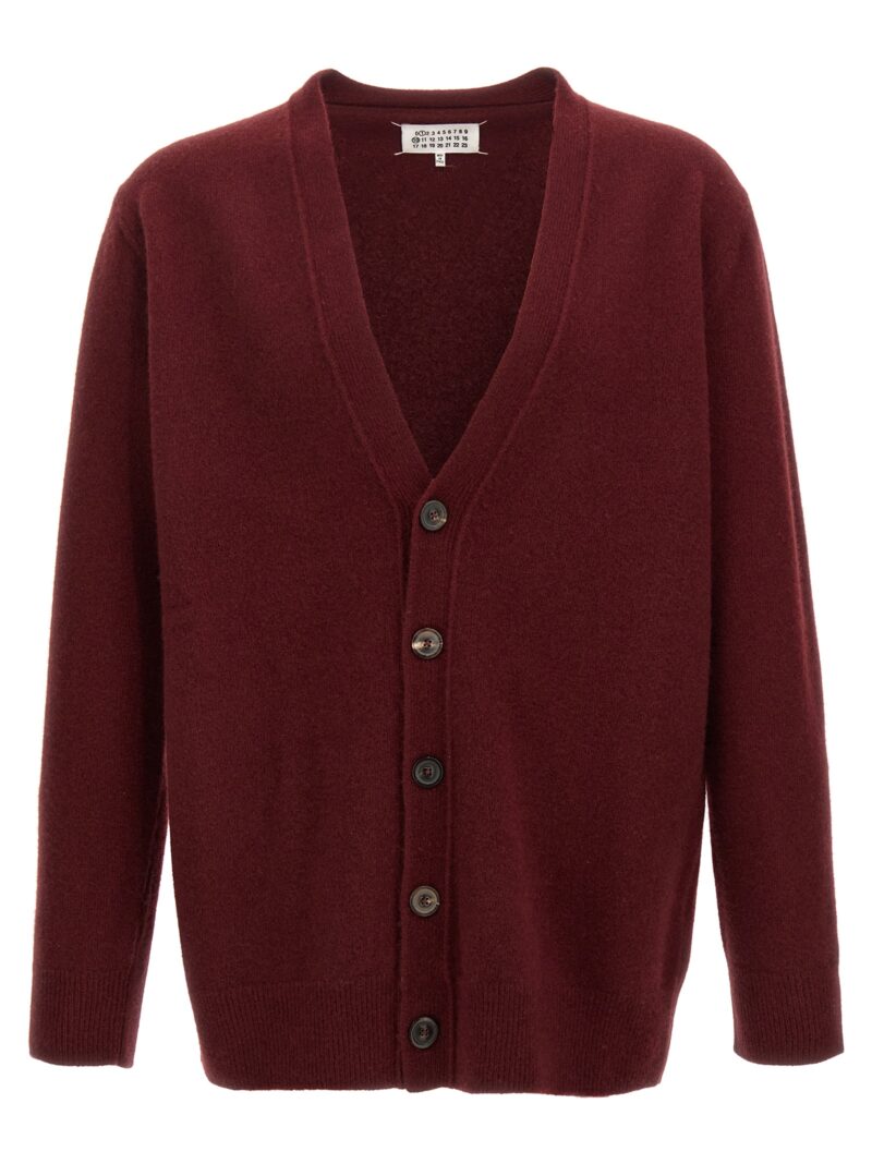 Wool cardigan MAISON MARGIELA Bordeaux