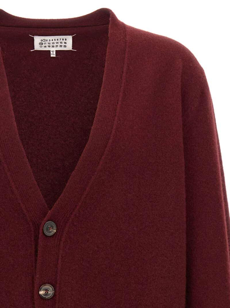 Wool cardigan Man MAISON MARGIELA Bordeaux