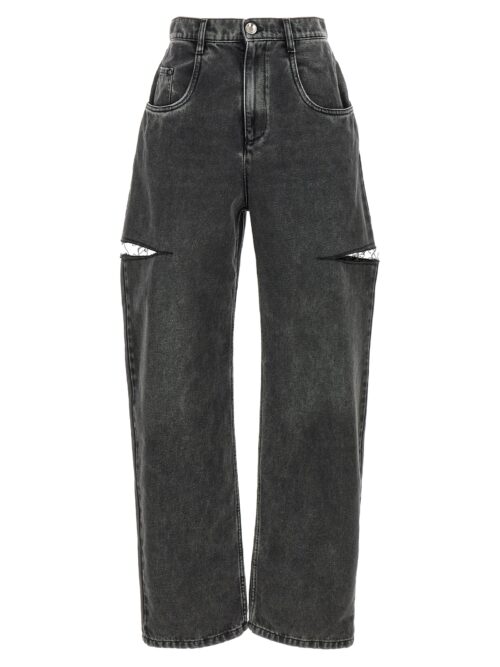 Cut-out jeans MAISON MARGIELA Black