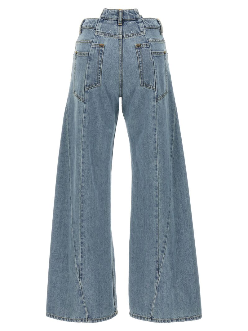 Asymmetrical waist jeans S51LA0128S30617966 MAISON MARGIELA Light Blue