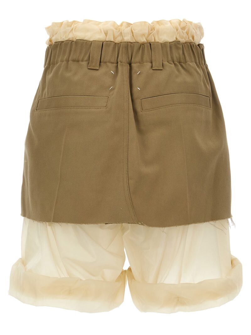 Layered effect trouser skirt S51MU0068MTN022114 MAISON MARGIELA Beige