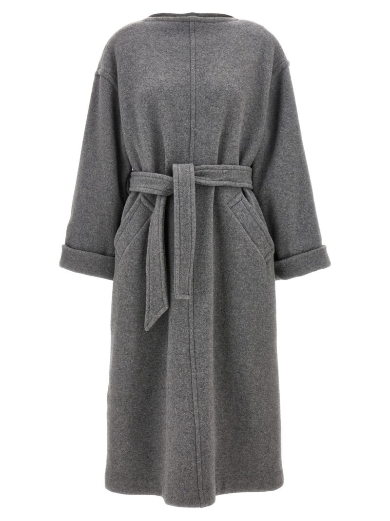 Cloth midi dress MM6 MAISON MARGIELA Gray