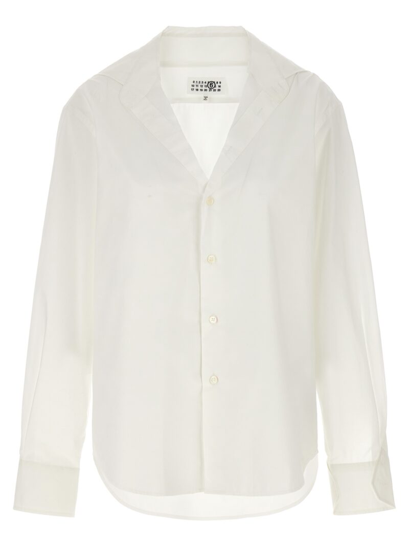 V-neck shirt MM6 MAISON MARGIELA White