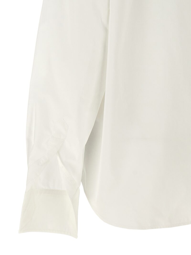 V-neck shirt 100% cotton MM6 MAISON MARGIELA White