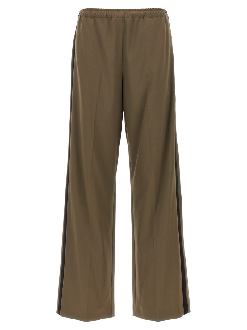 Satin band pants MM6 MAISON MARGIELA Green