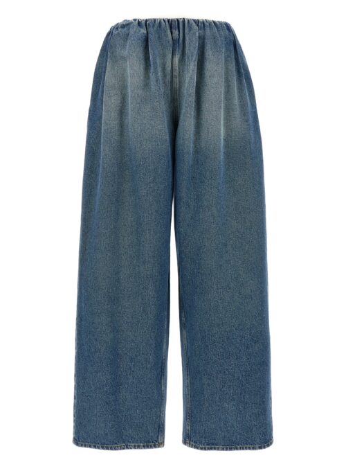 Elastic waist jeans MM6 MAISON MARGIELA Blue