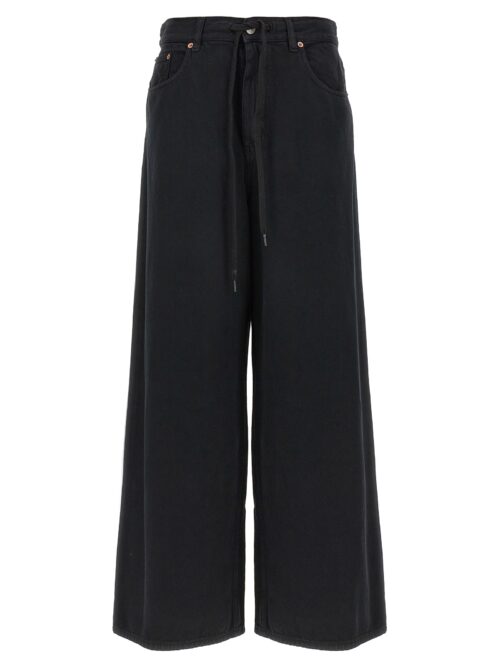 Wide leg jeans MM6 MAISON MARGIELA Black