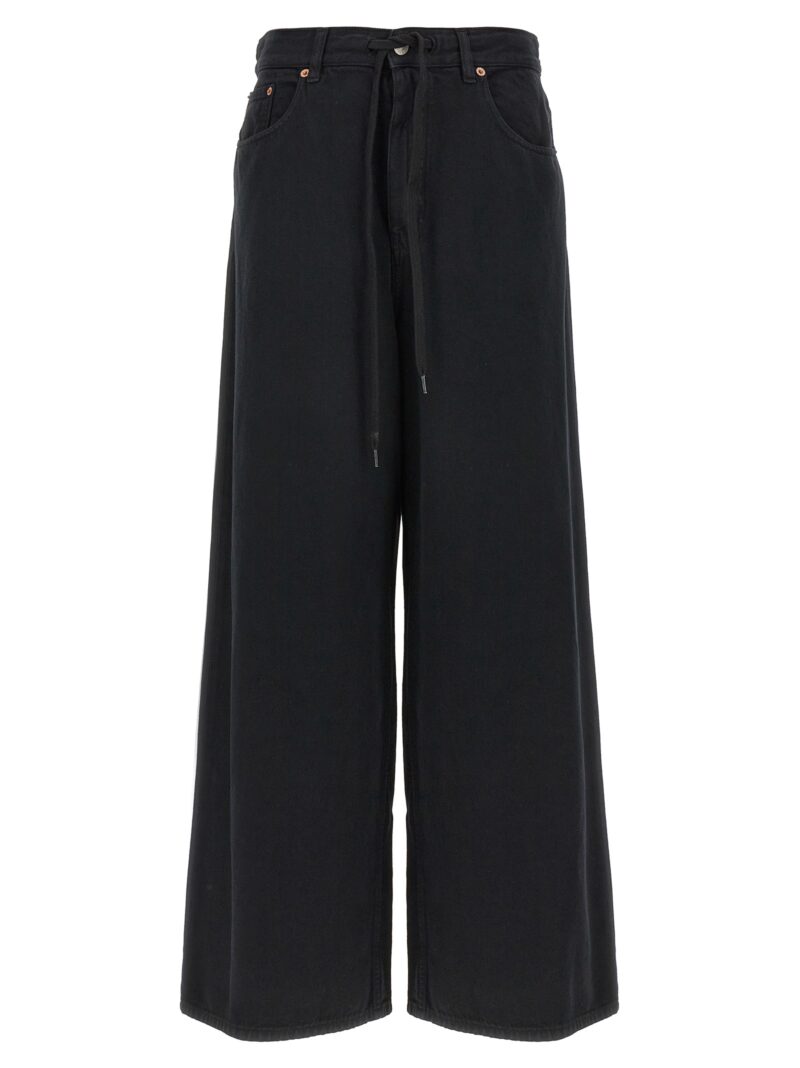 Wide leg jeans MM6 MAISON MARGIELA Black