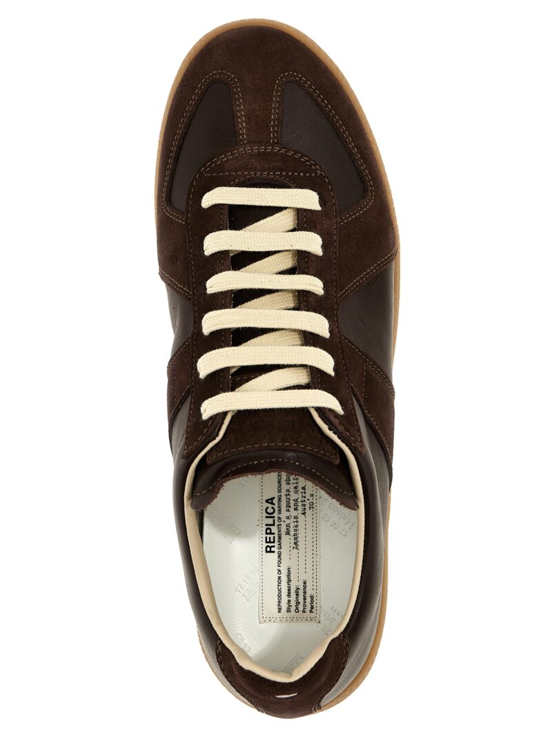 'Replica' sneakers 100% bovine leather (Bos Taurus) MAISON MARGIELA Brown