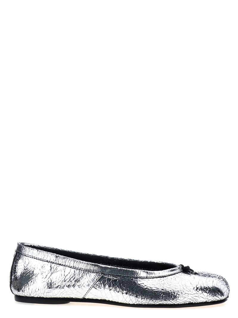 'Tabi Broken Mirror' ballet flats MAISON MARGIELA Silver