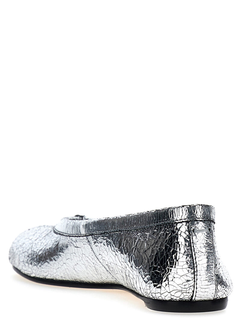 'Tabi Broken Mirror' ballet flats Woman MAISON MARGIELA Silver