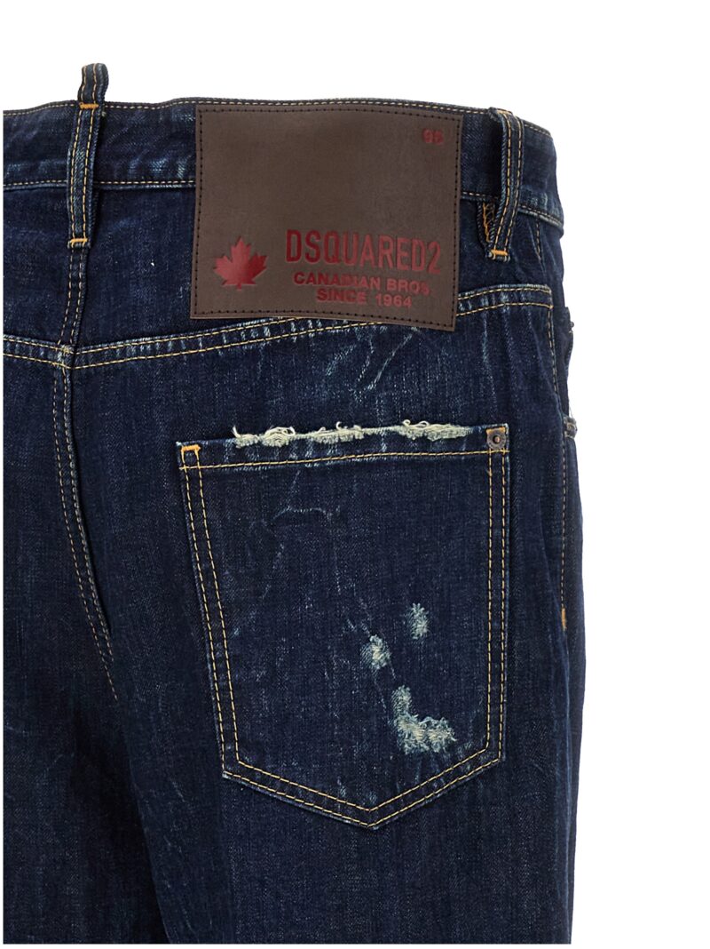 '642' jeans 100% cotton DSQUARED2 Blue