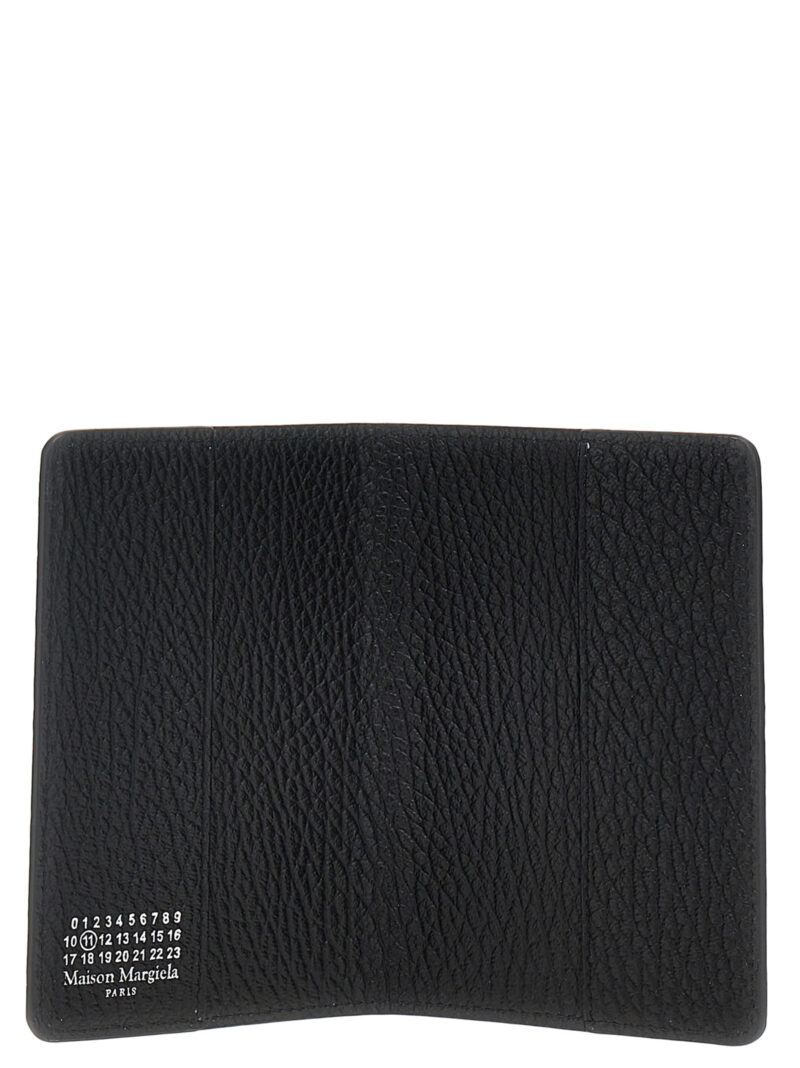 'Four Stitches' passport holder Man MAISON MARGIELA Black