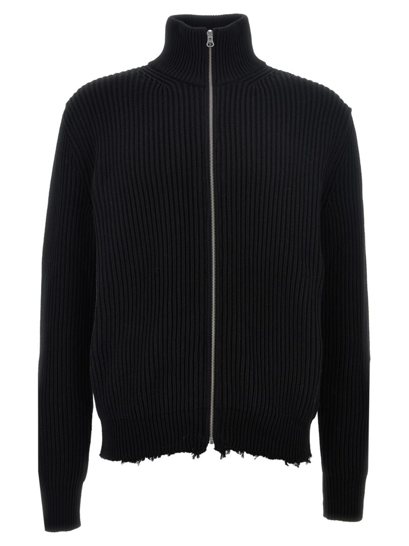 'Sportsjacket' cardigan MM6 MAISON MARGIELA Black