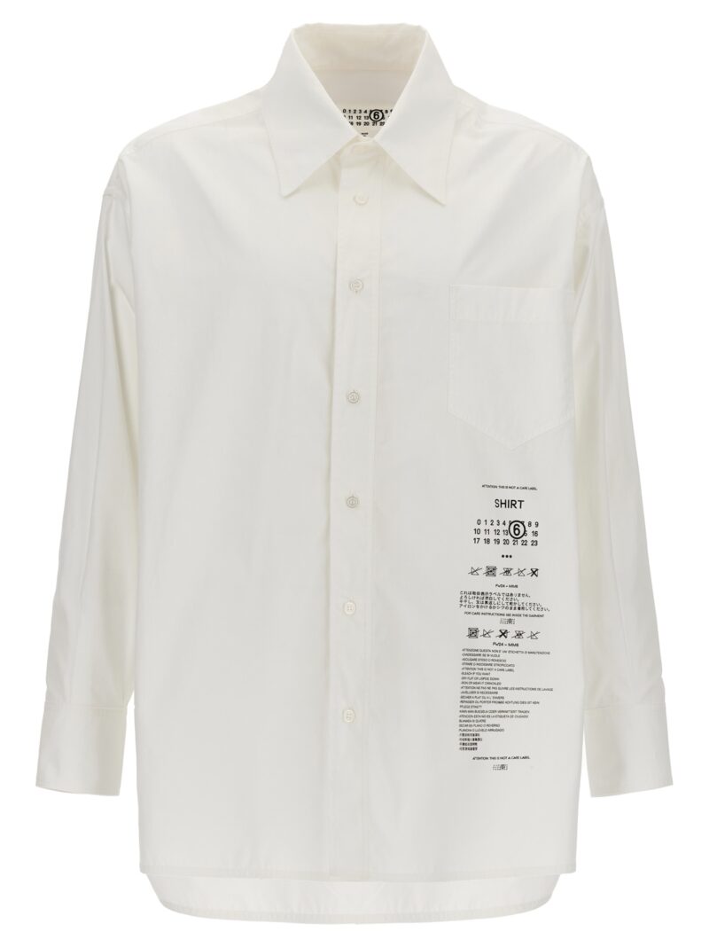 Printed shirt MM6 MAISON MARGIELA White