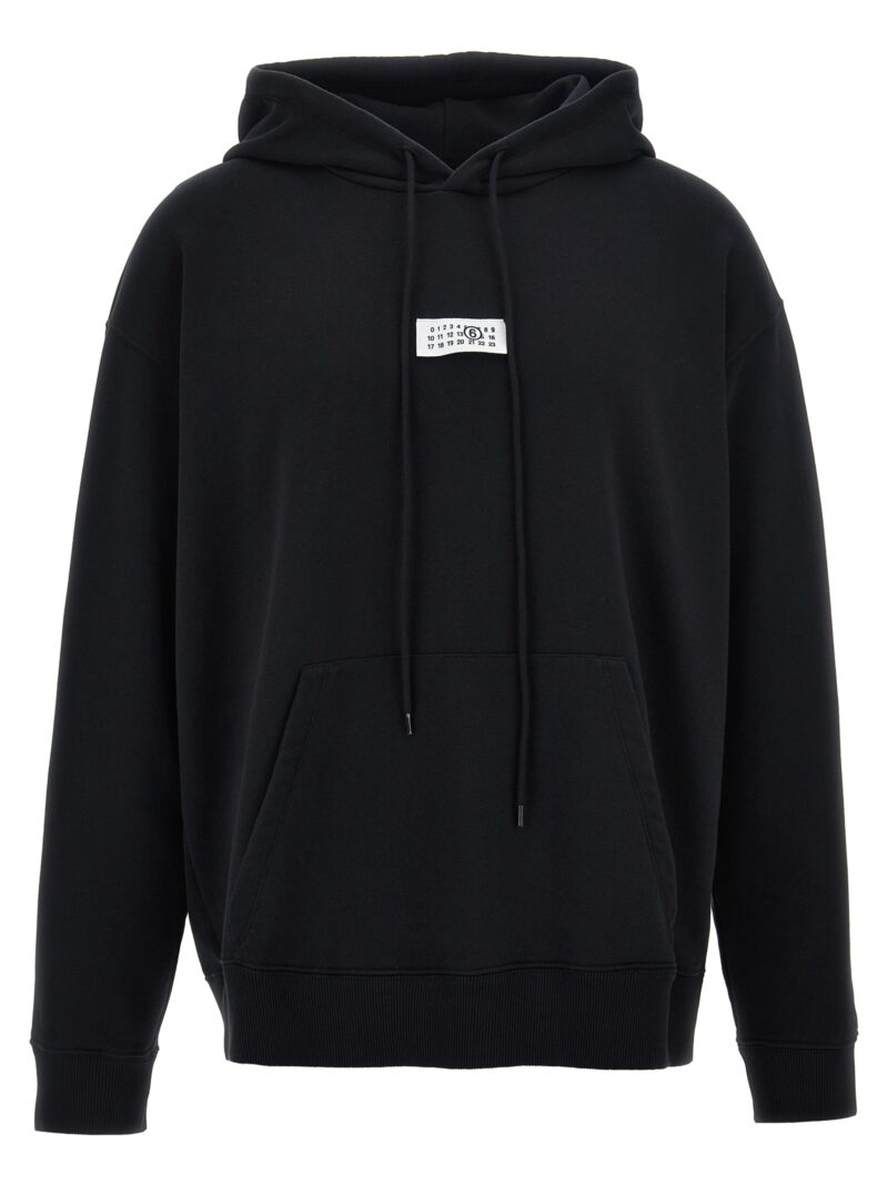 Logo label hoodie MM6 MAISON MARGIELA Black