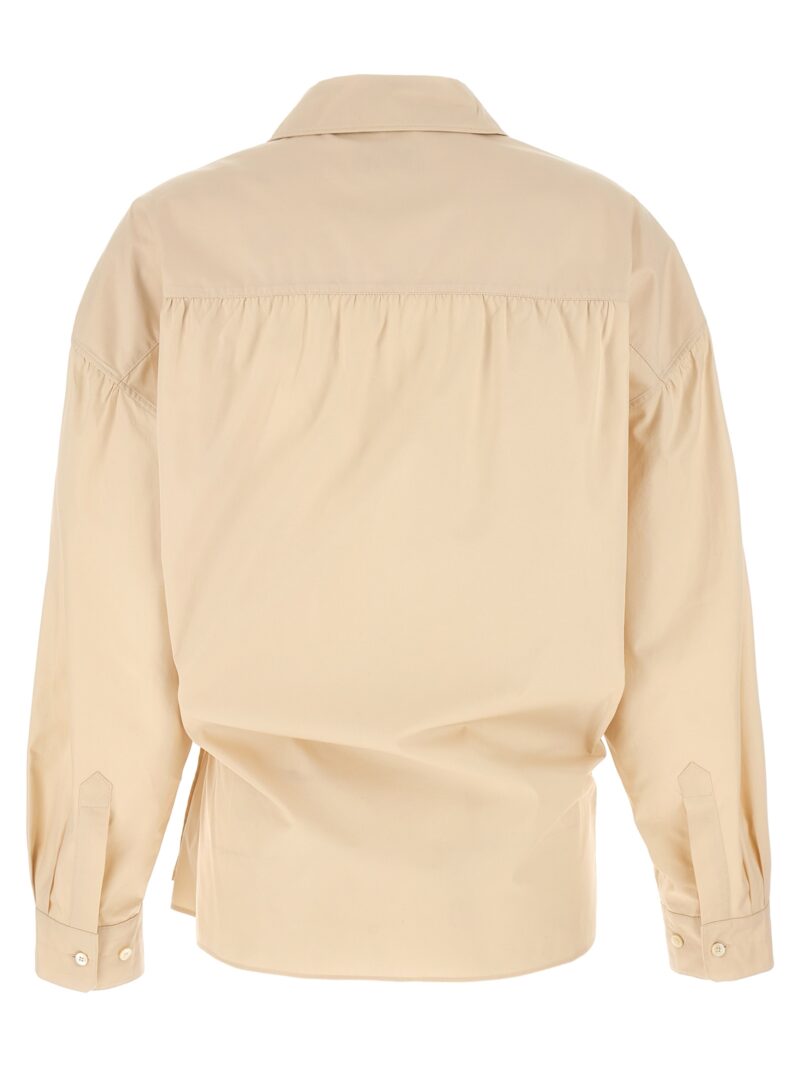 'Straight Collar Twisted' shirt SH1141LF839WH048 LEMAIRE Beige