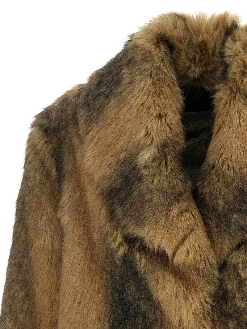 'Sherman' faux fur coat Woman B&B COUTURE Brown