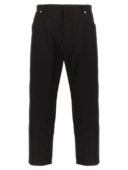 Triangle logo pants PRADA Black