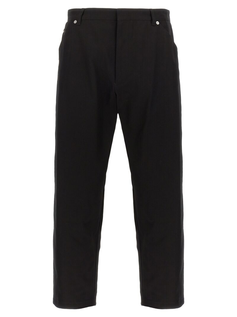 Triangle logo pants PRADA Black