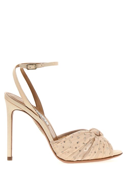 'Slow Kisses' sandals AQUAZZURA Beige