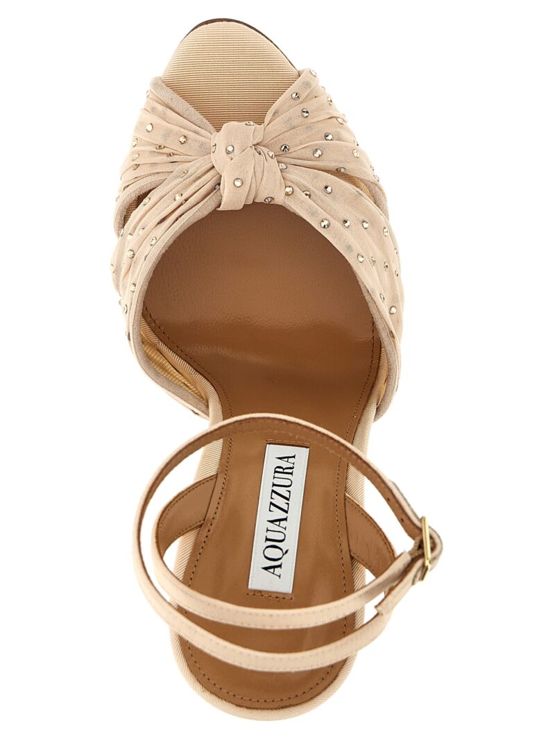 'Slow Kisses' sandals  AQUAZZURA Beige