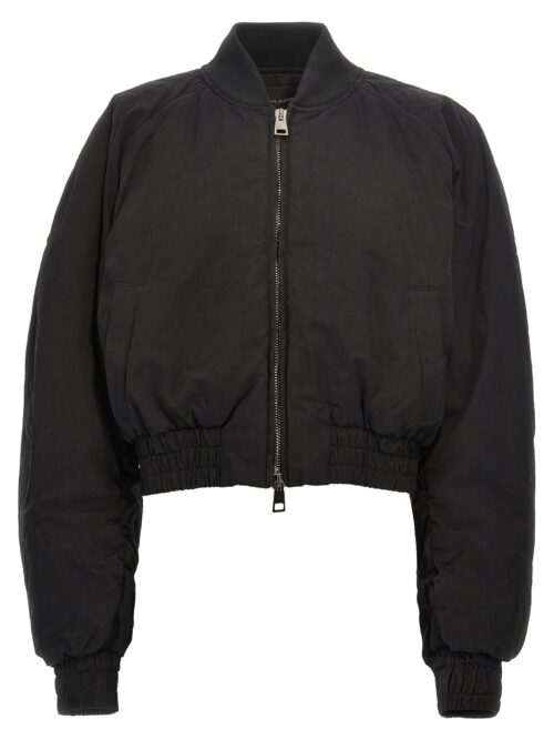 'Sierra' cropped bomber jacket THE ANDAMANE Black