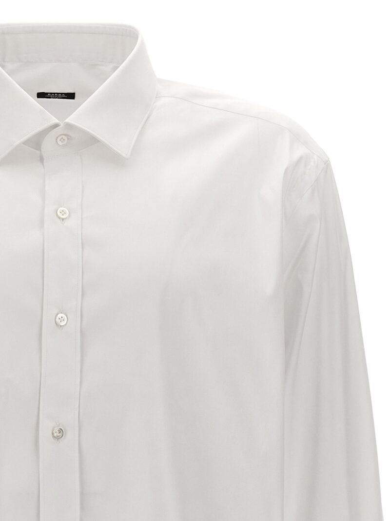 Poplin shirt Man BARBA White