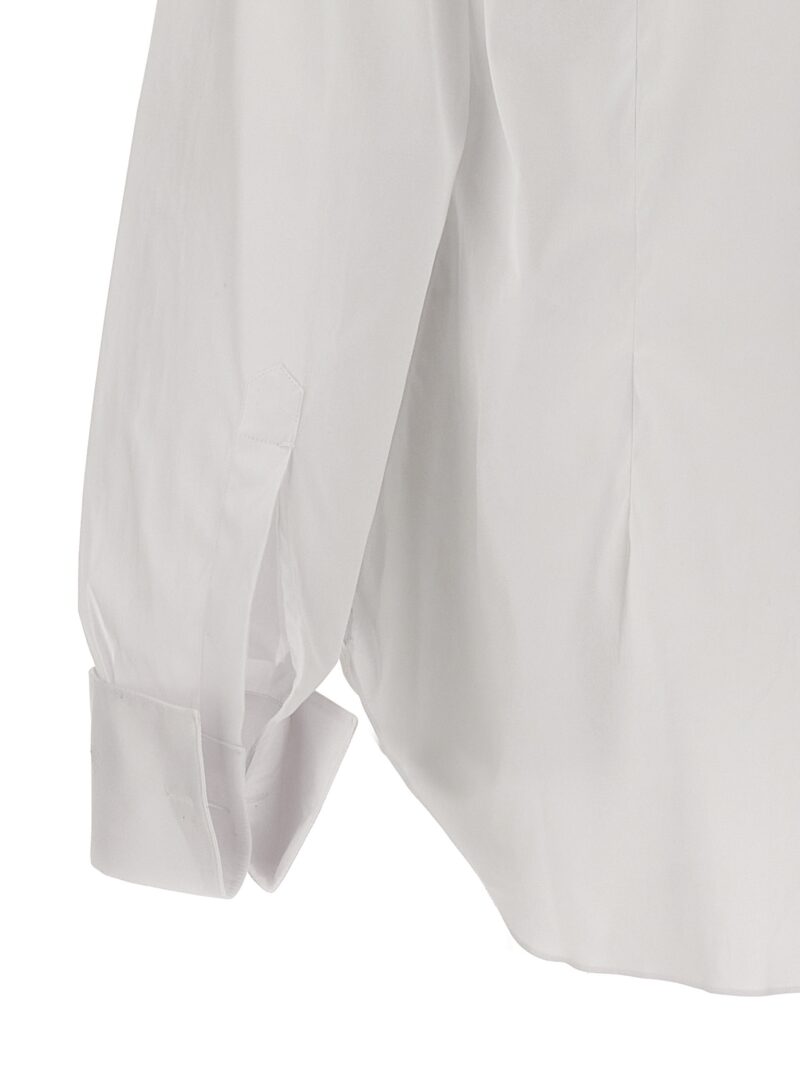 Poplin shirt 78% cotton 18% polyamide 4% elastane BARBA White