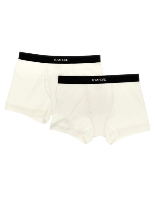 2-pack logo boxers TOM FORD White/Black