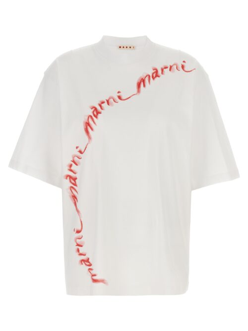 Logo print T-shirt MARNI White