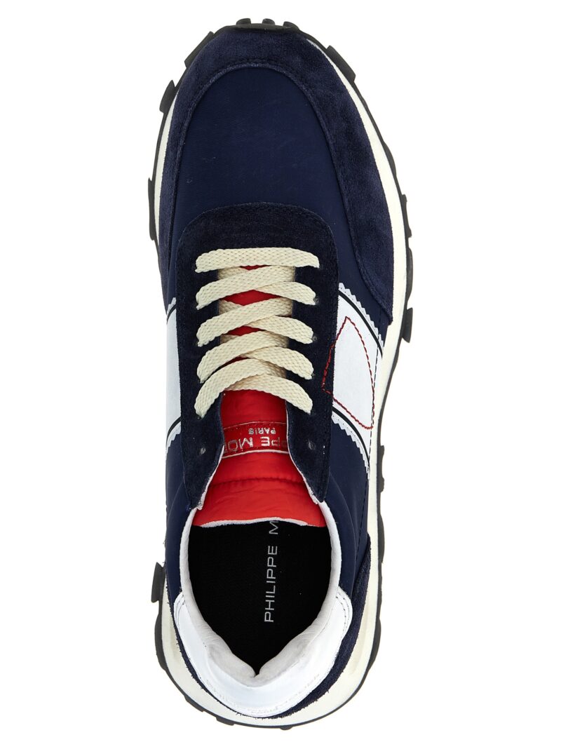 'Tour low' sneakers 100% leather PHILIPPE MODEL Blue