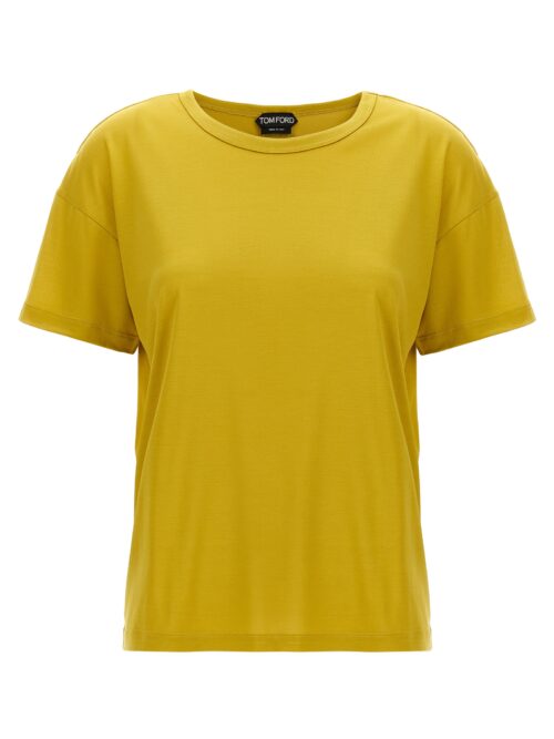 Silk t-shirt TOM FORD Yellow