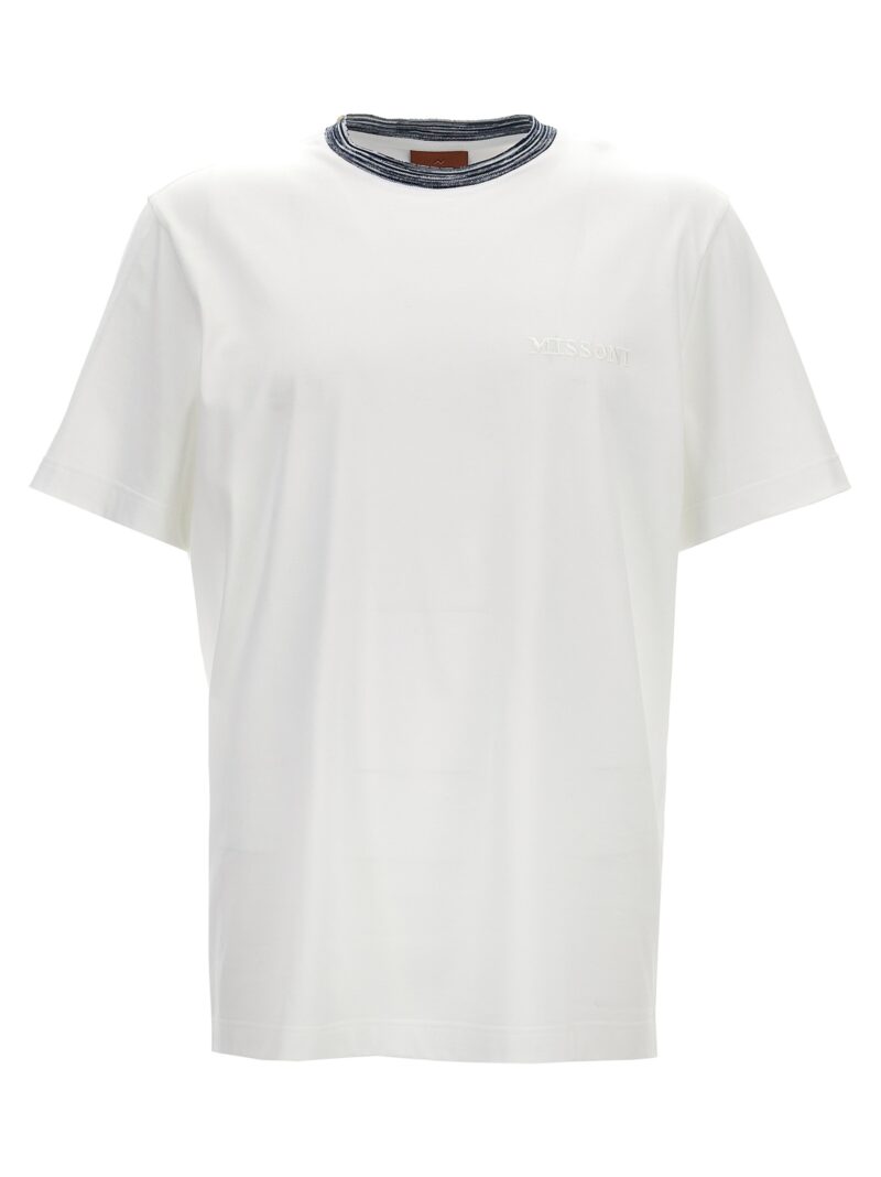 Logo embroidery t-shirt MISSONI White