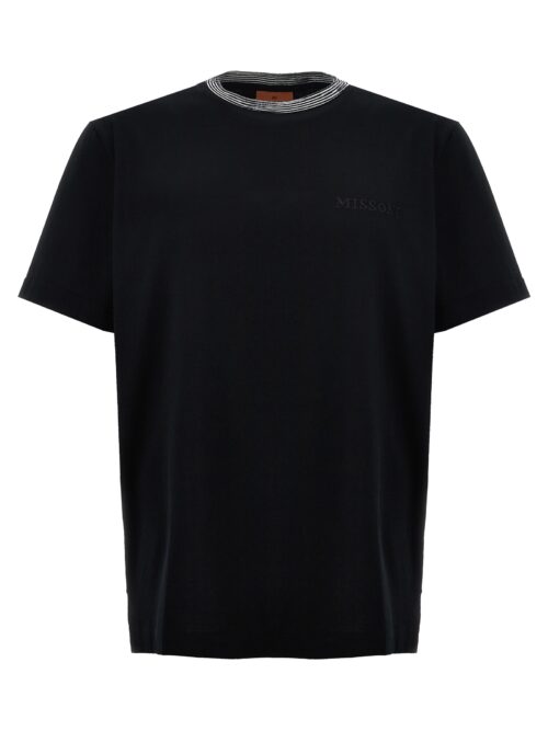 Logo embroidery t-shirt MISSONI Black