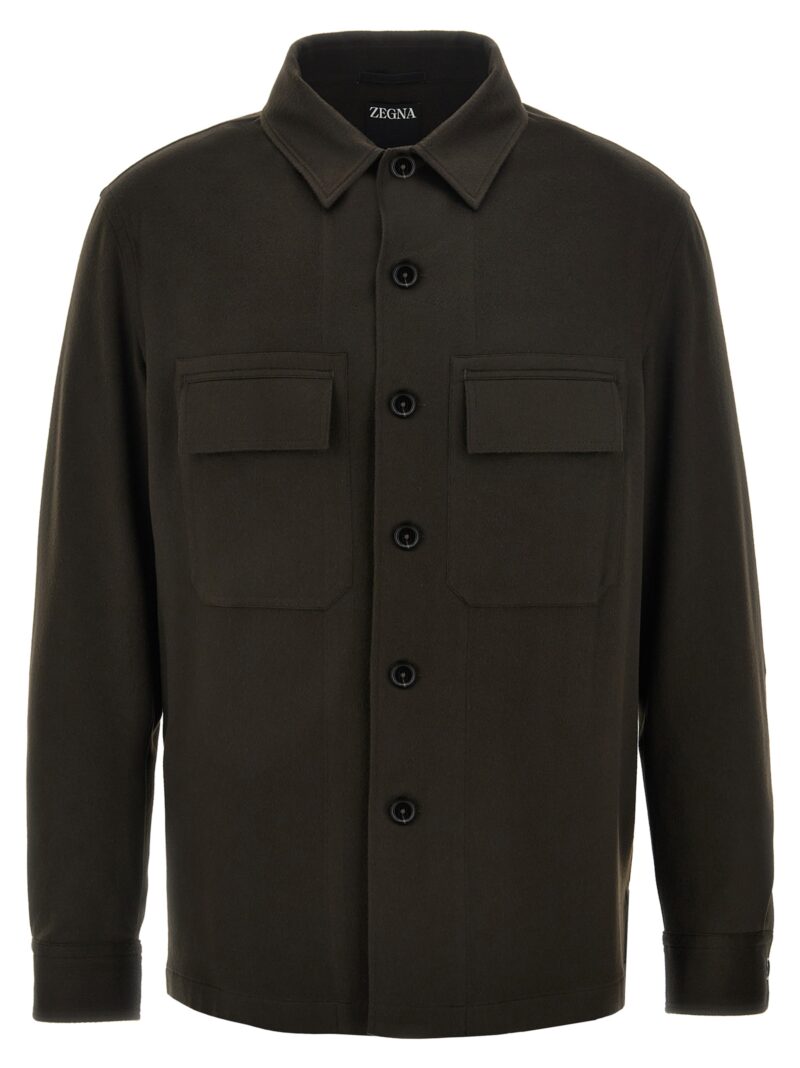 Cashmere shirt ZEGNA Brown