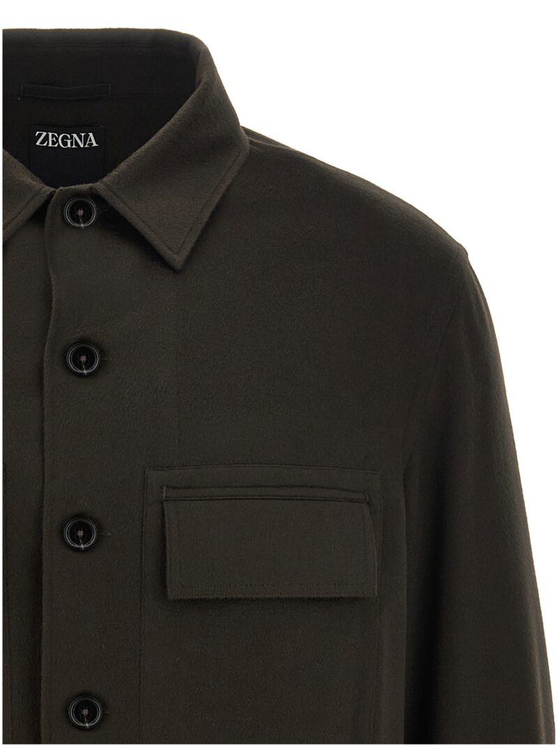 Cashmere shirt Man ZEGNA Brown