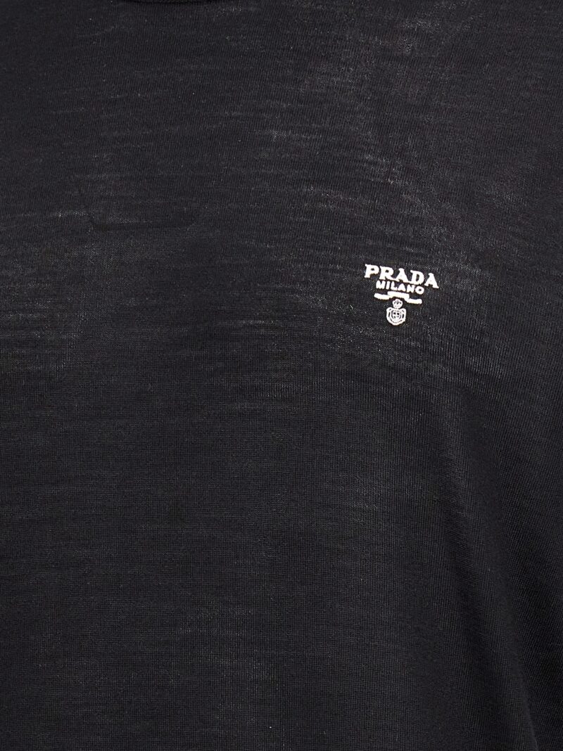 Logo sweater  PRADA Black